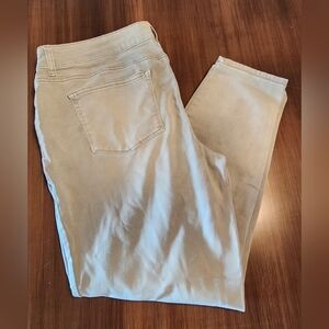 Maurices XL Short Jeggings Grey Gray Skinny Pants